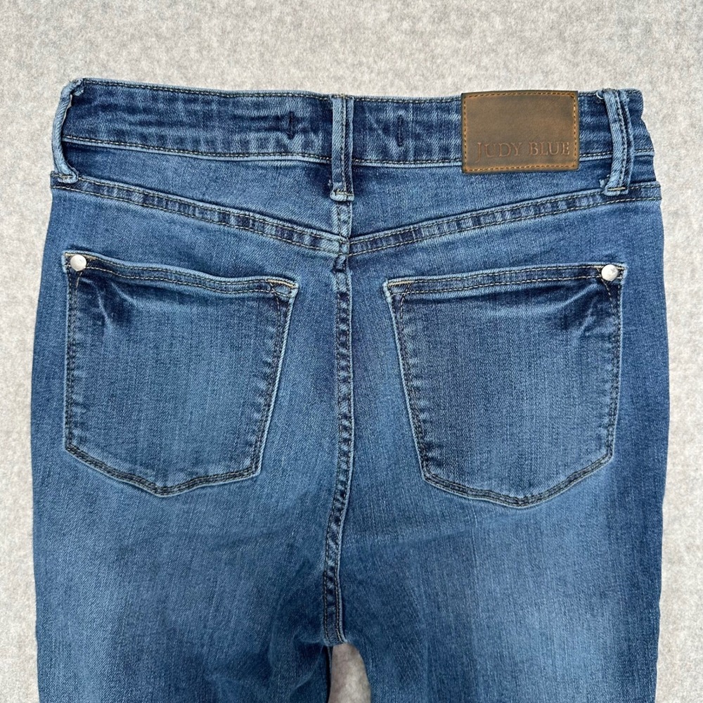 Judy Blue High Rise Skinny Jeans Medium Wash JB88799 MD Womens Size 5/27 - Picture 4 of 9